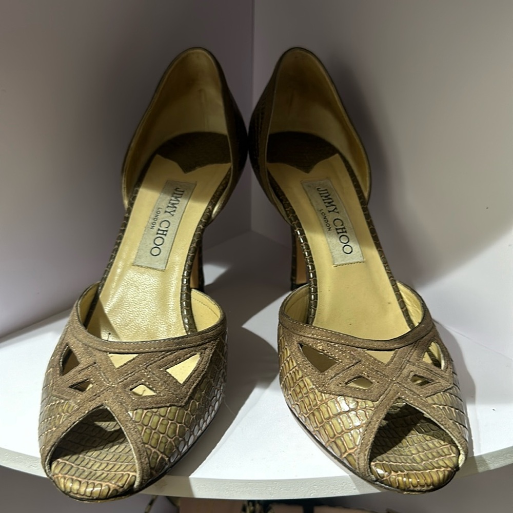 Jimmy Choo peep toe